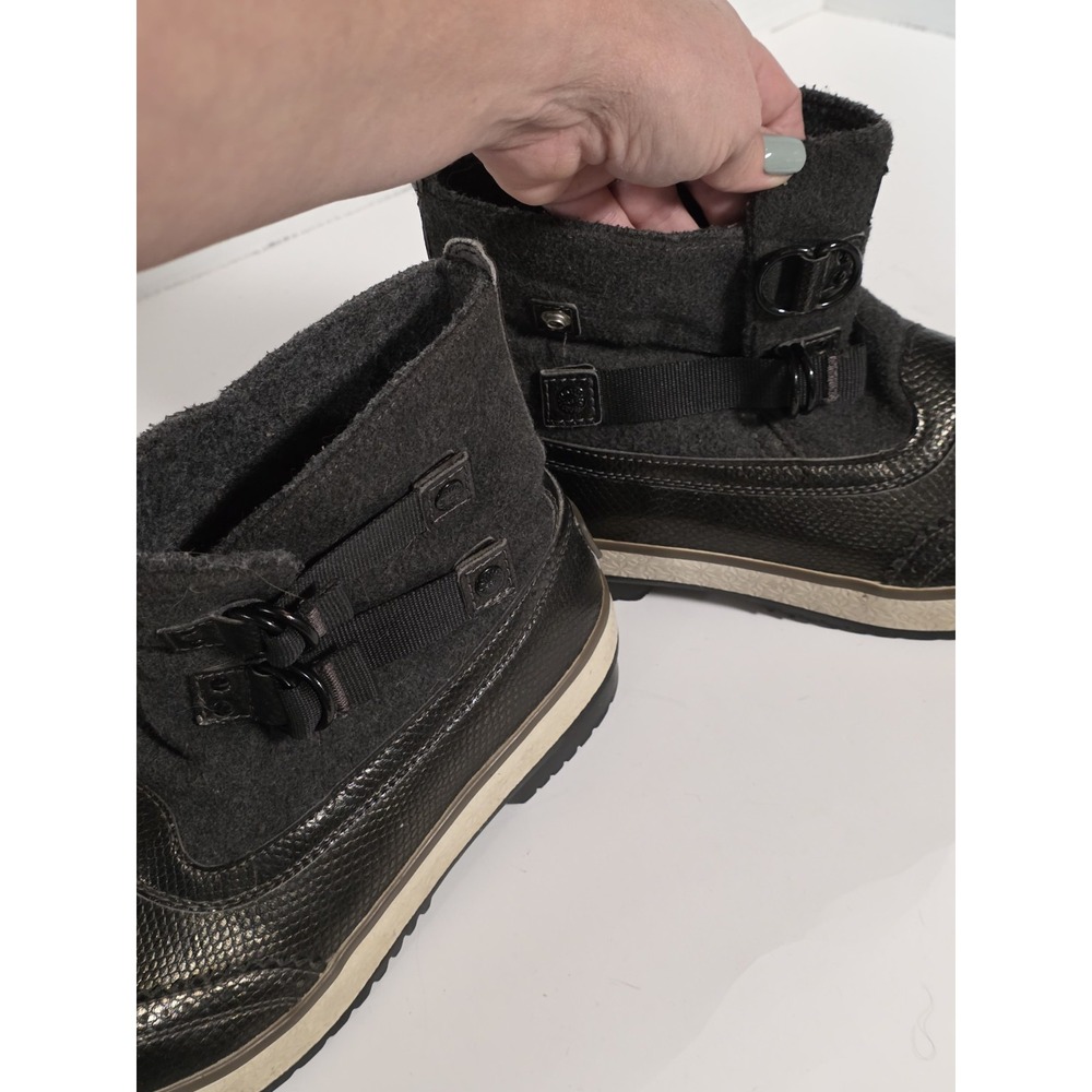 UGG Australia Marrais Winter Boots Womens 7 EUR 38 Waterproof Ankle Gray READ - Picture 11 of 14